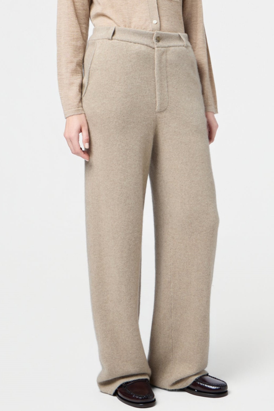 Morris Wool Trousers - Khaki