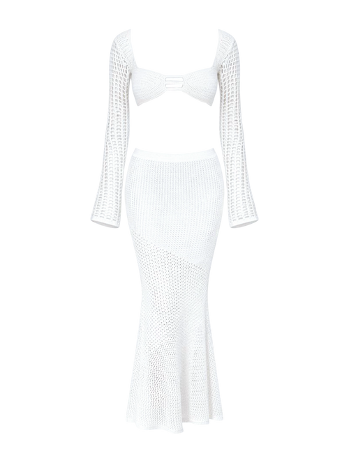 Roxy–Crochet Skirt Set