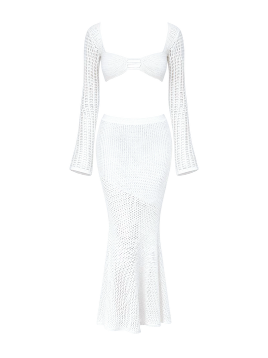 Roxy–Crochet Skirt Set