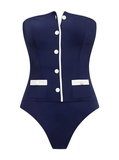 Ava-Nautical One Piece