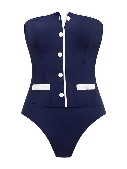 Ava-Nautical One Piece