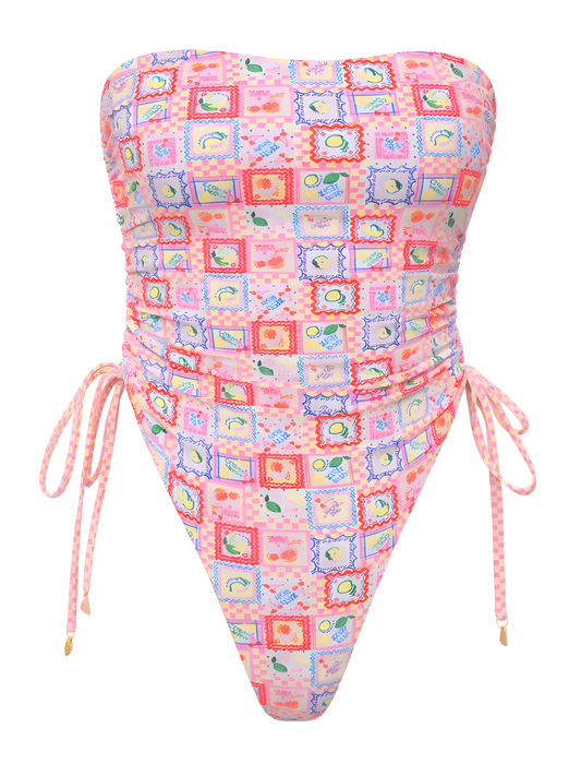 Elin-Patch Print Suit