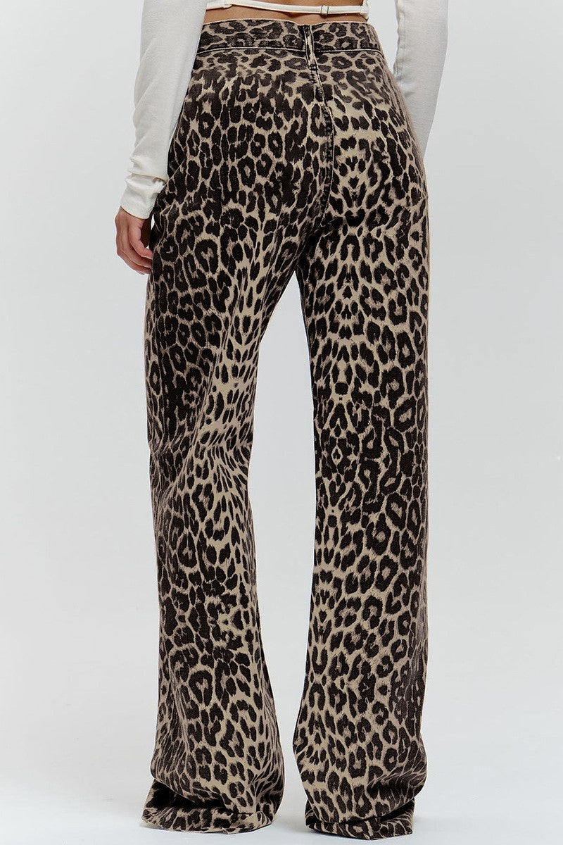 Nyla Leopard Pants