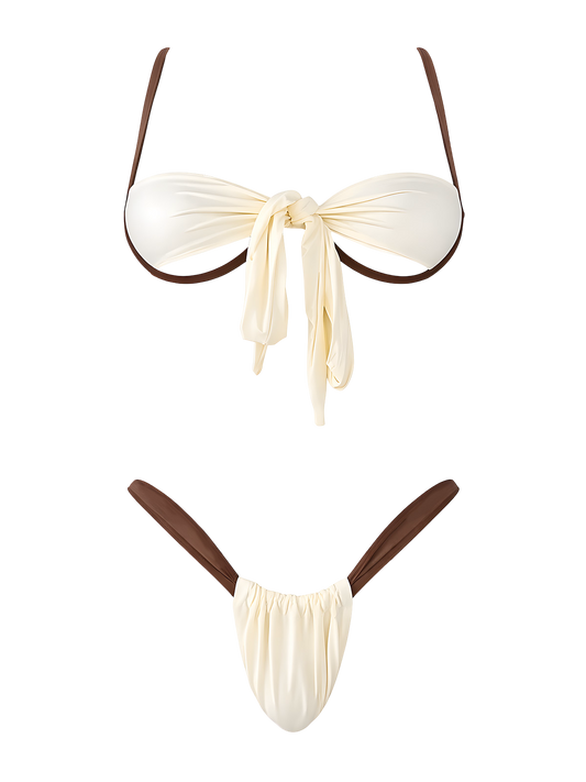 Luna-Tie Front Bikini