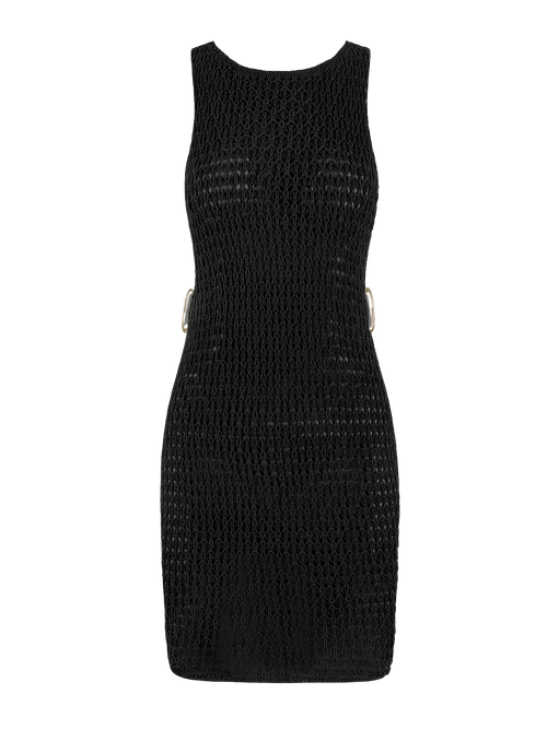 Nora–Crochet Mini Dress