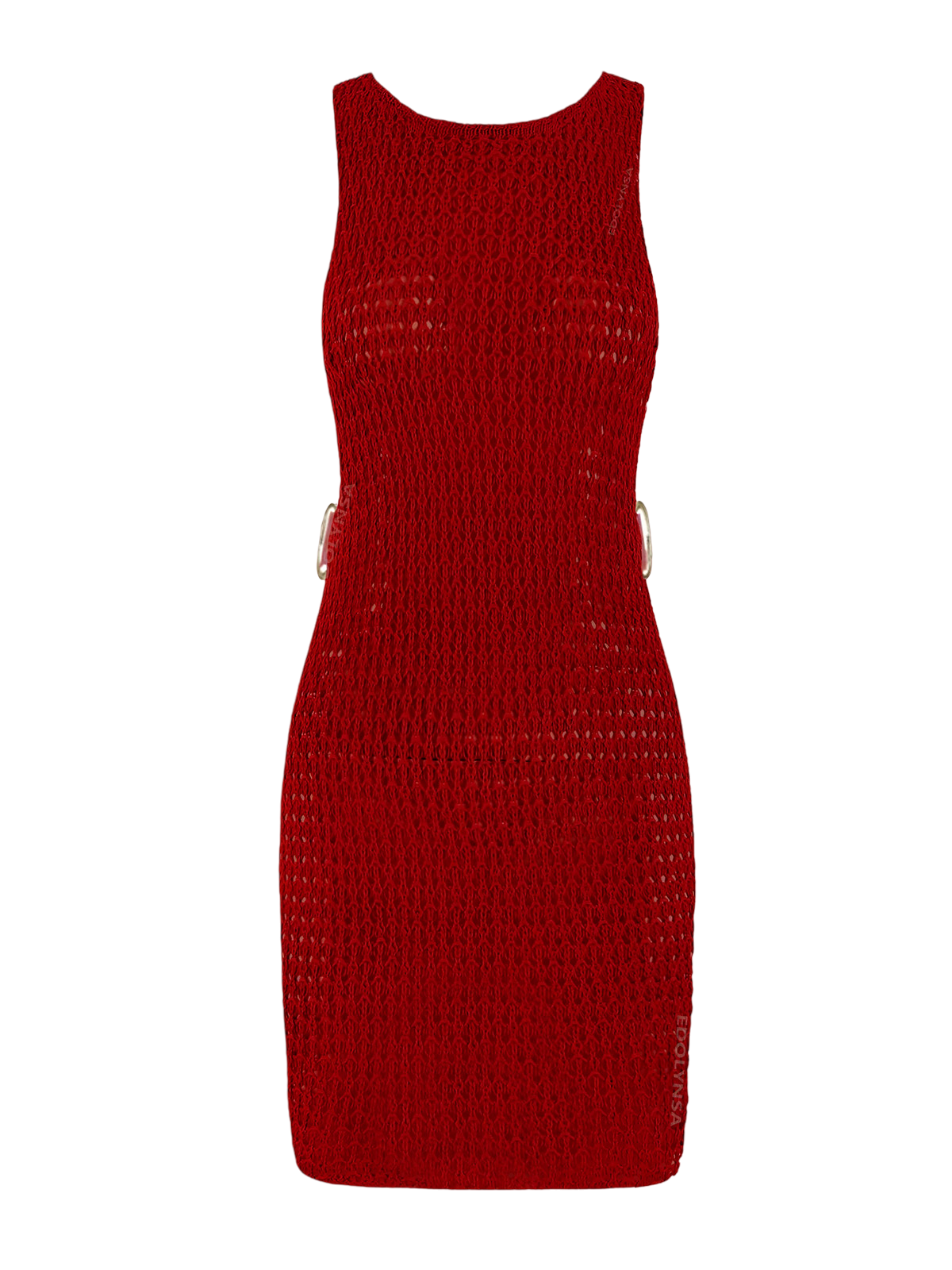 Nora–Crochet Mini Dress