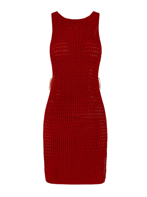 Nora–Crochet Mini Dress