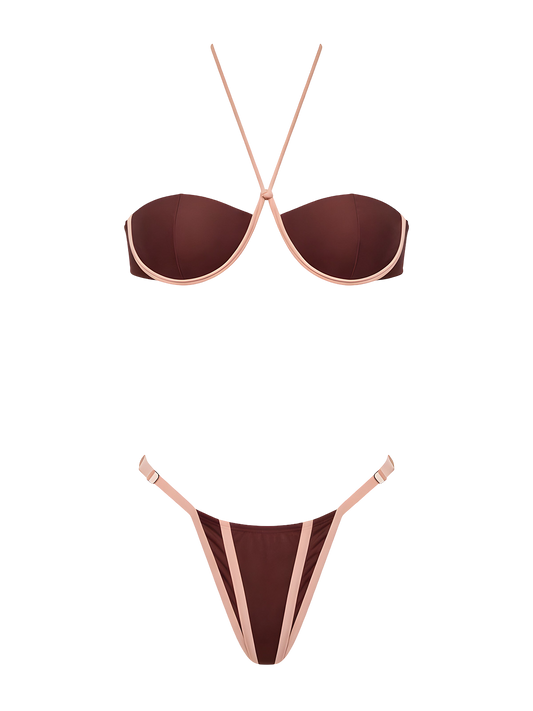 Lily–Twist Neck Bikini