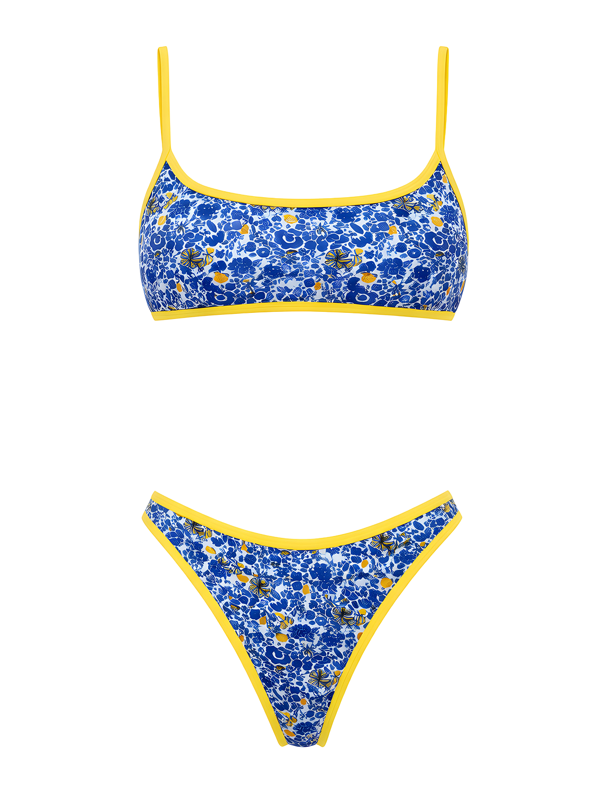 Yara-Floral Sporty Bikini