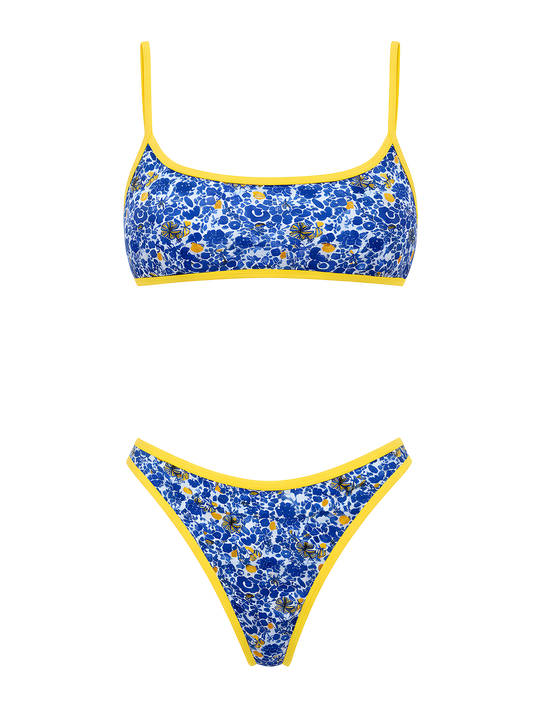 Yara-Floral Sporty Bikini