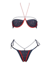 Lina-Printed Tie Bikini