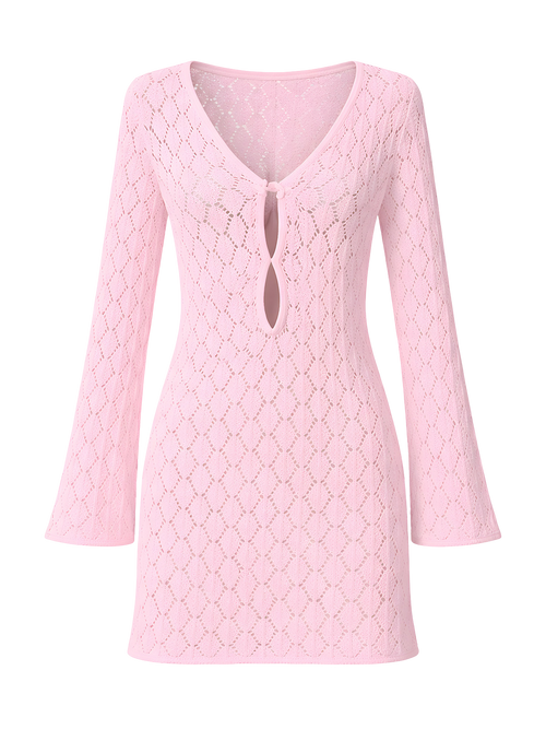 Elodie-Knit Mini Dress