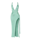 Cloe-Braided Slit Dress