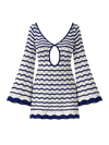 Ivy-Wave Cut Dress
