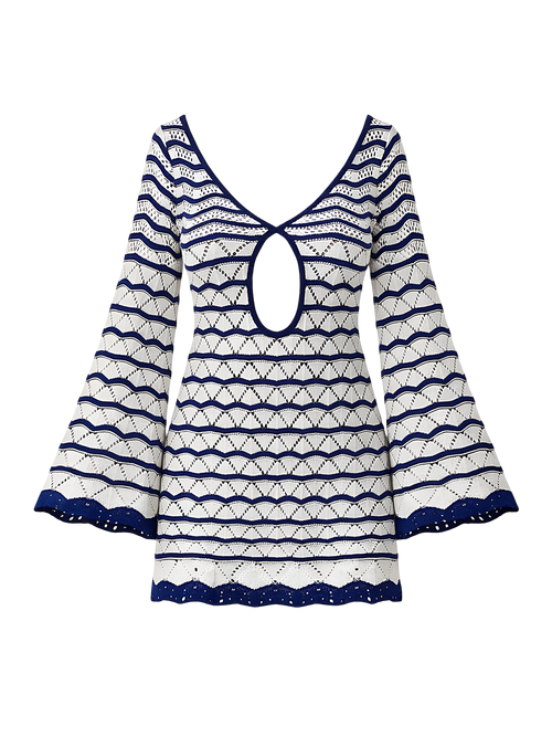 Ivy-Wave Cut Dress