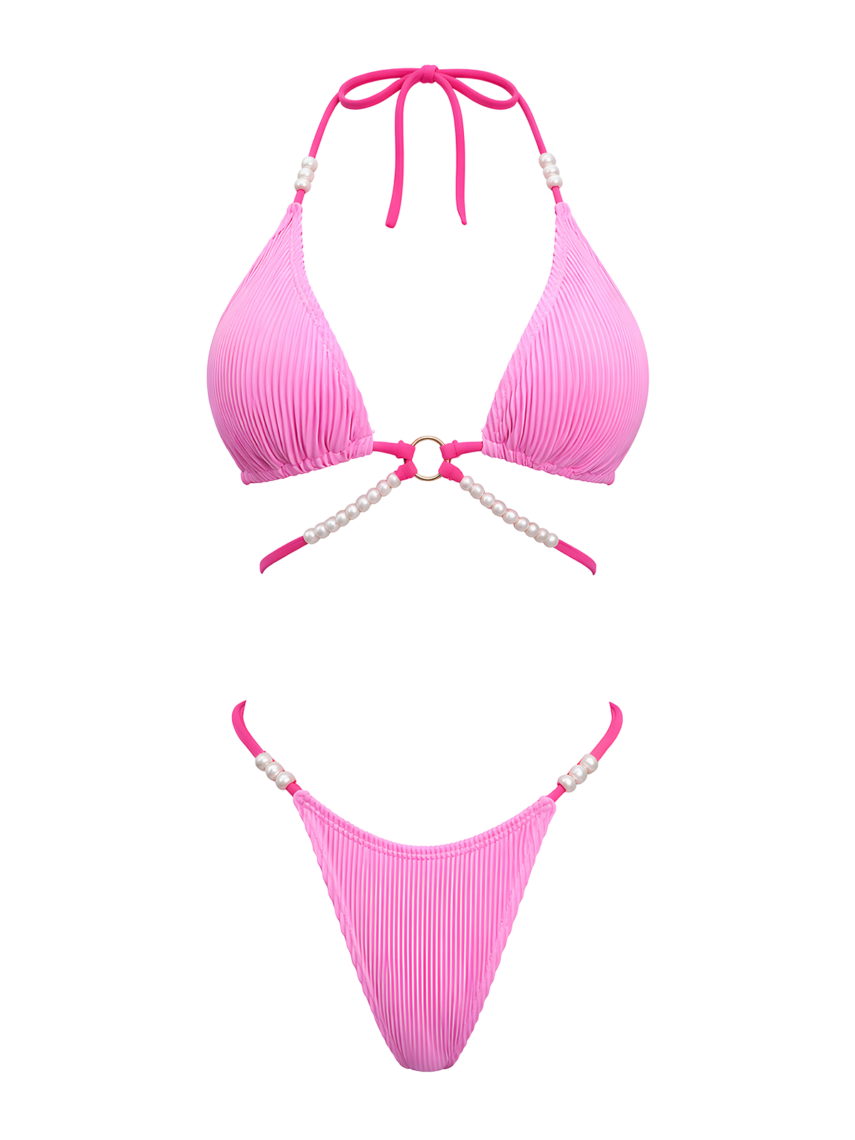 Luna–Plissé Bikini Set