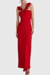 Adira Floral Ruffle Sleeveless Maxi Dress