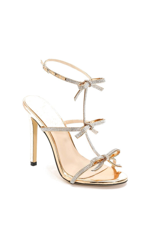 Aliaya Diamante Buckle Stiletto Sandals