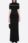 Amoda Cutout Ruched Maxi Dress - Black