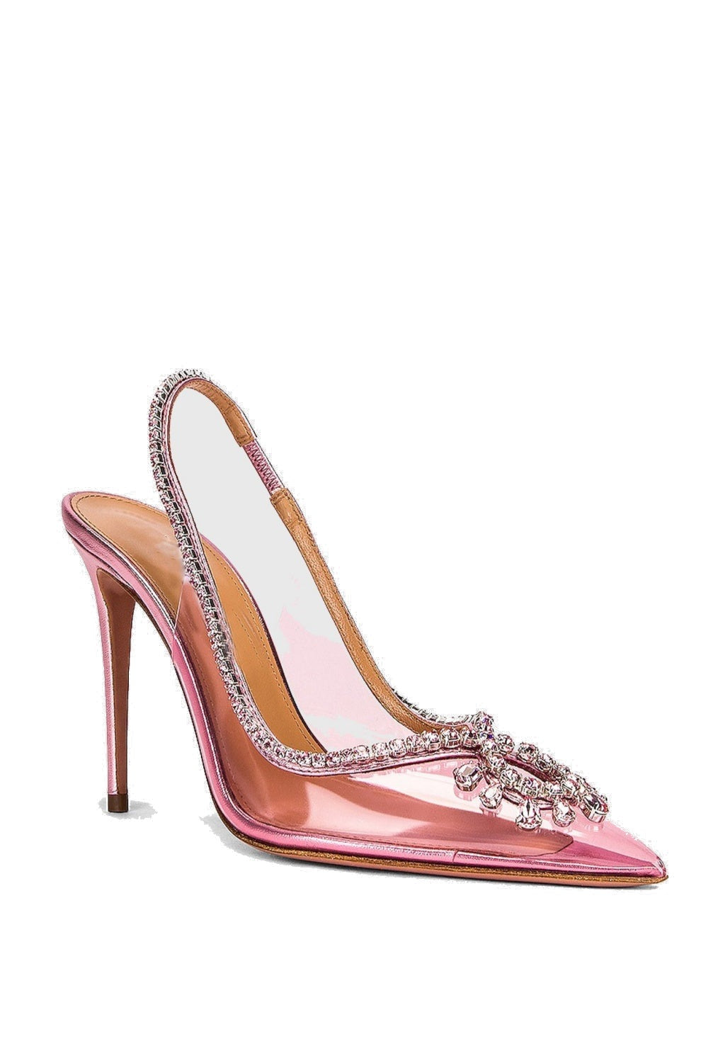 Arabela Rhinestone Embellished Pumps - Pink