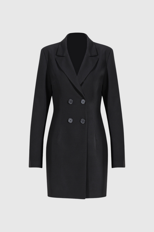 Cabo Double-Breasted Blazer And Tulle Skirt Set