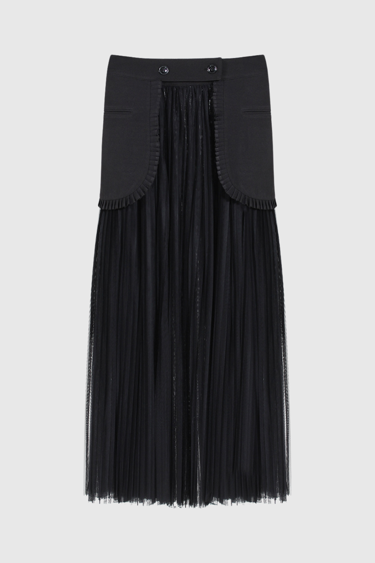 Cabo Double-Breasted Blazer And Tulle Skirt Set