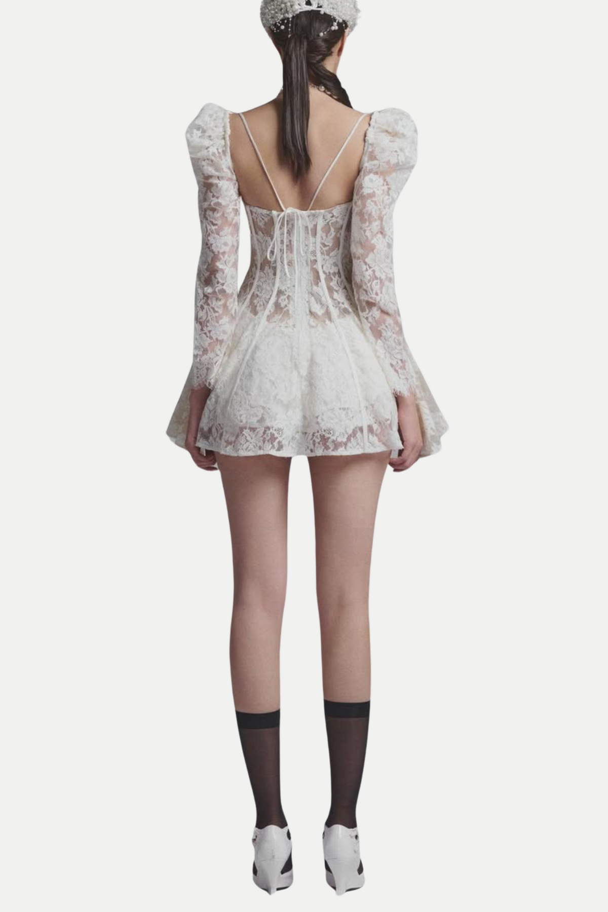 Caitlyn Lace Corset Mini Dress