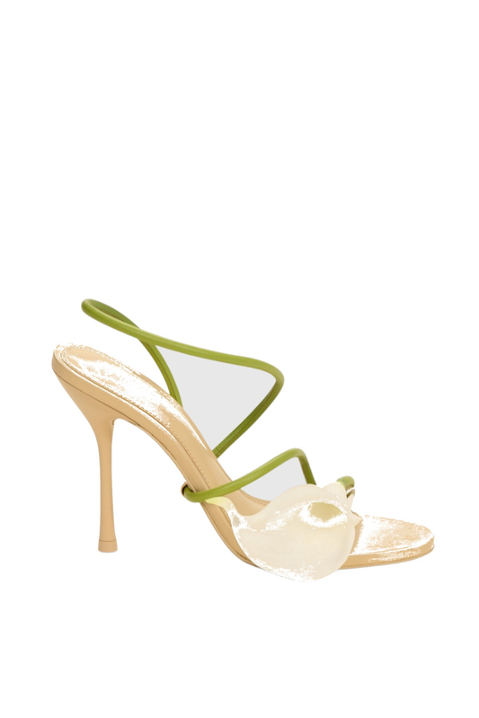 Calla Lily PVC-trimmed Sandals