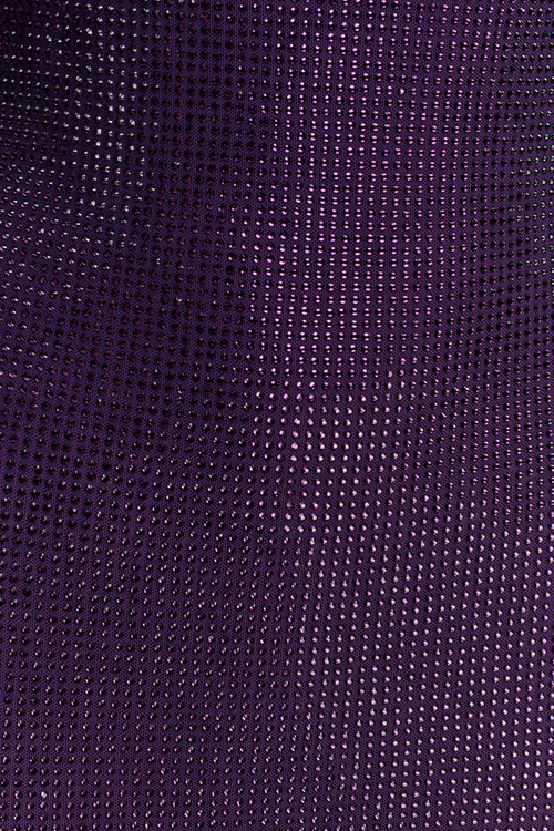 Caria Crystal Embellished Backless Maxi Dress - Purple