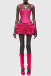 Chakal Flower Corset Bandage Set - Pink