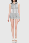 Cliffa Sleeveless Knit Mini Dress - Grey