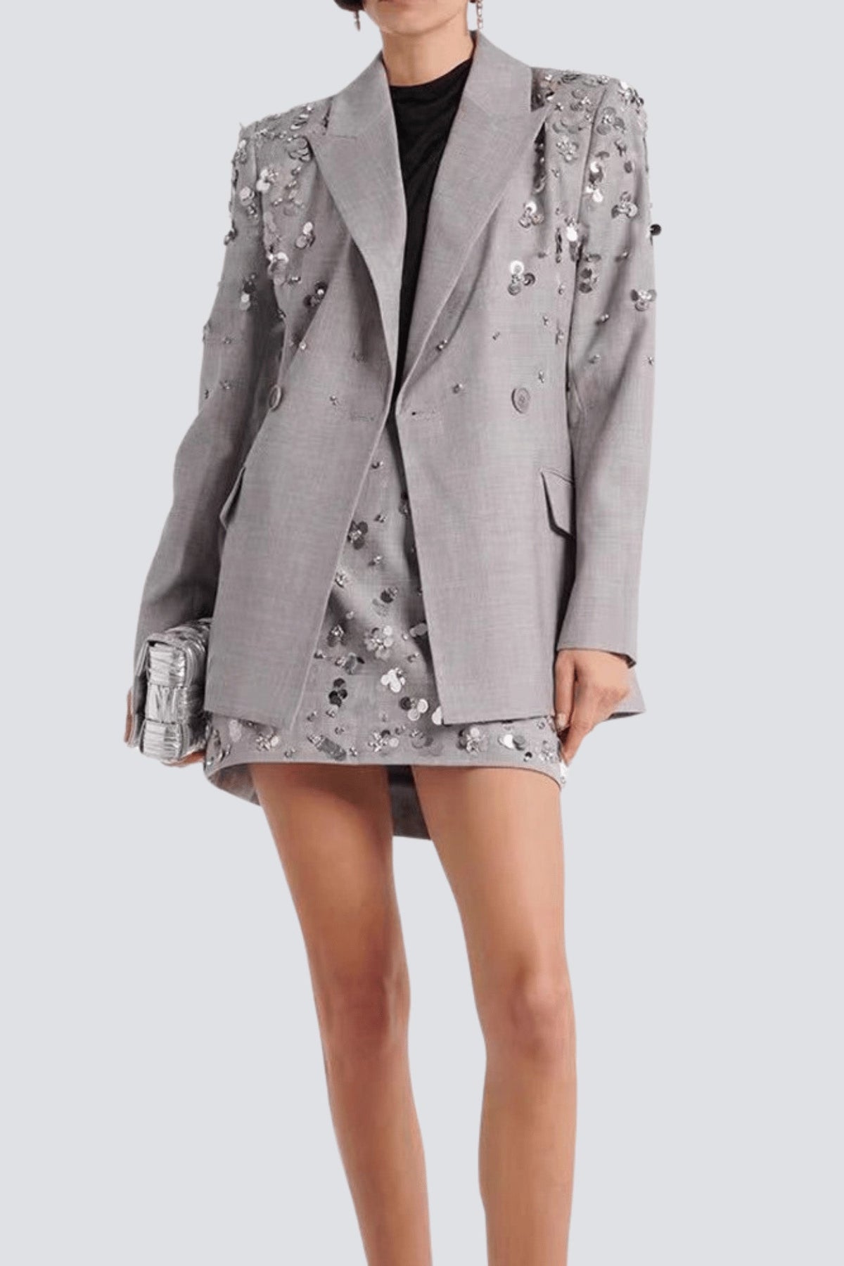 Durriya Sequin Embellished Two Piece Set