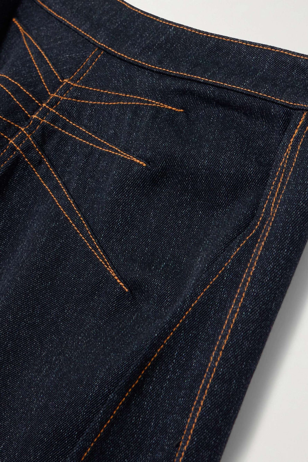 Erlinda Round Jeans - Black