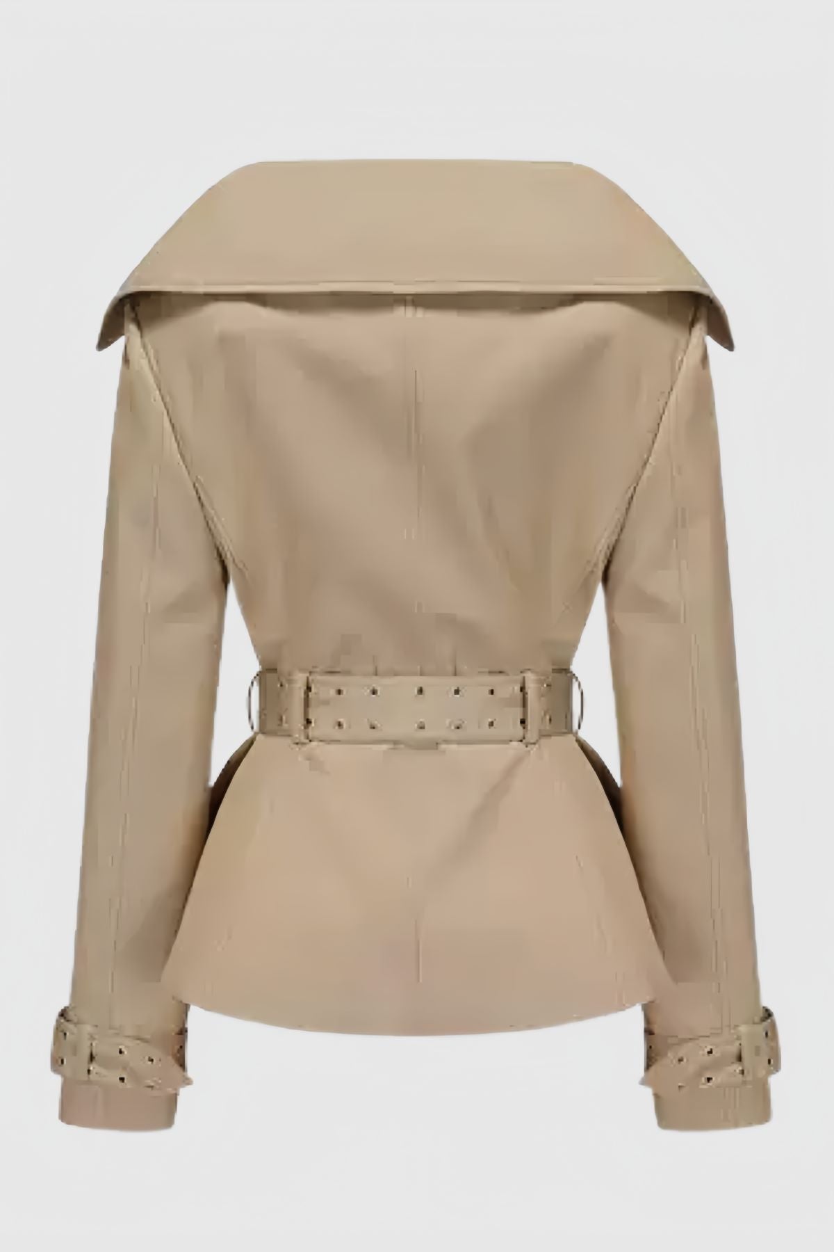 Ellina Double Breasted Short Trench
