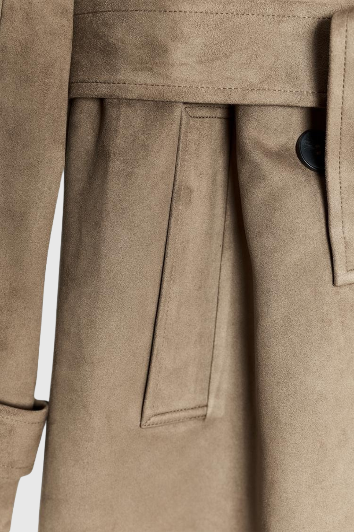 Finara Suede Trench