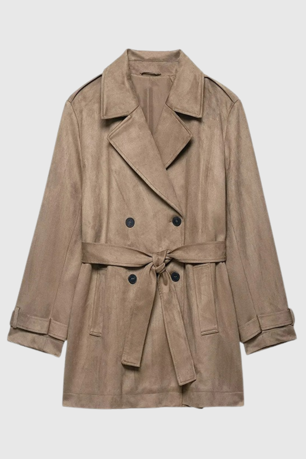 Finara Suede Trench