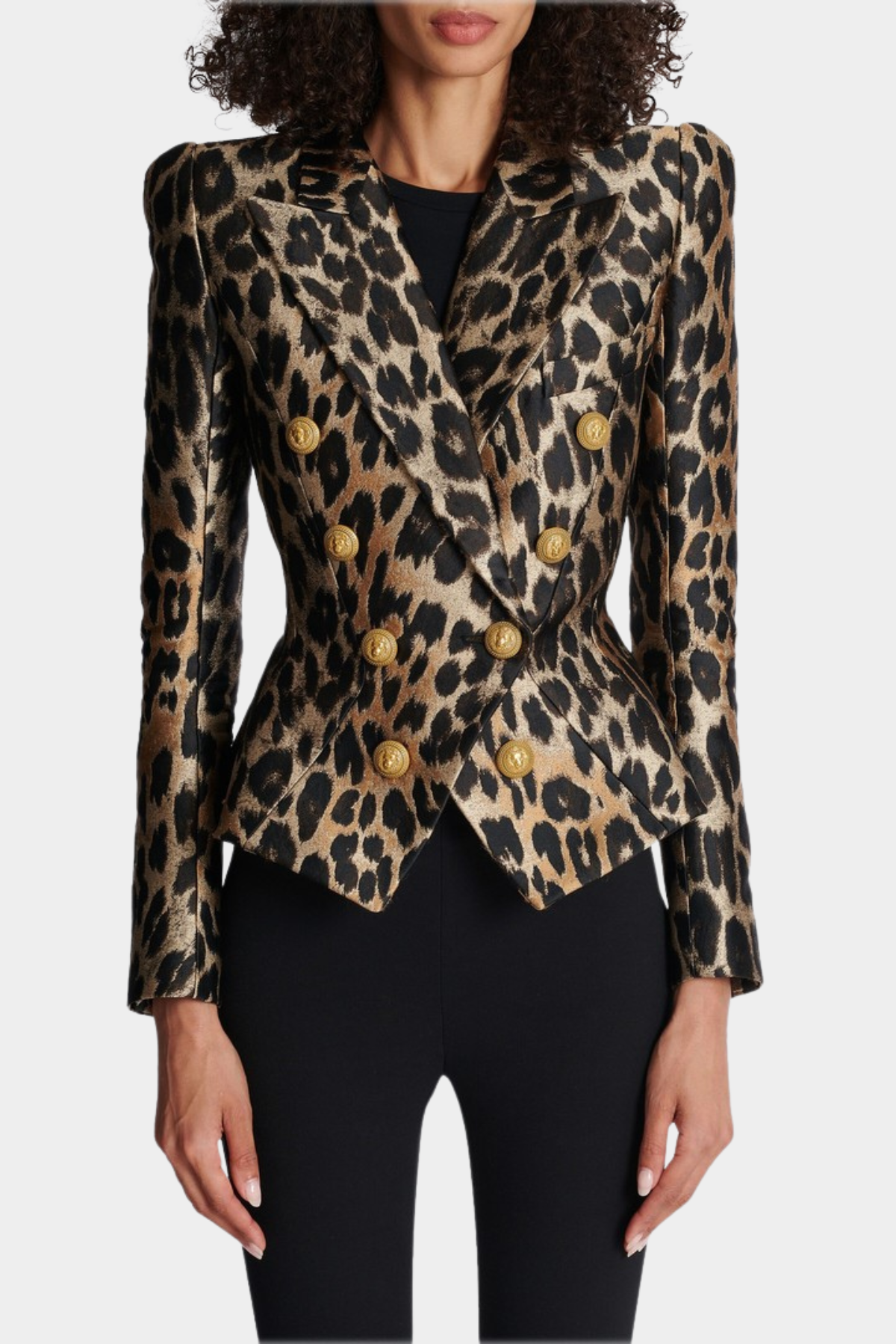 Galeta Leopard Jacquard Blazer
