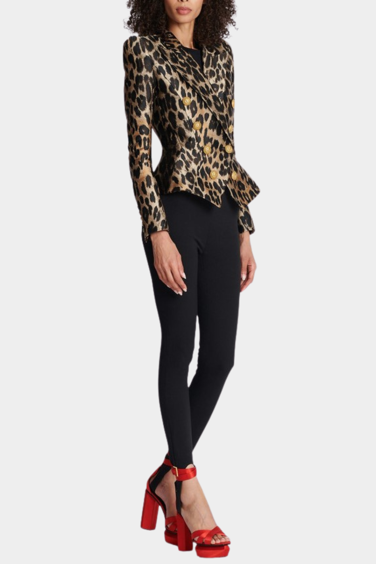 Galeta Leopard Jacquard Blazer