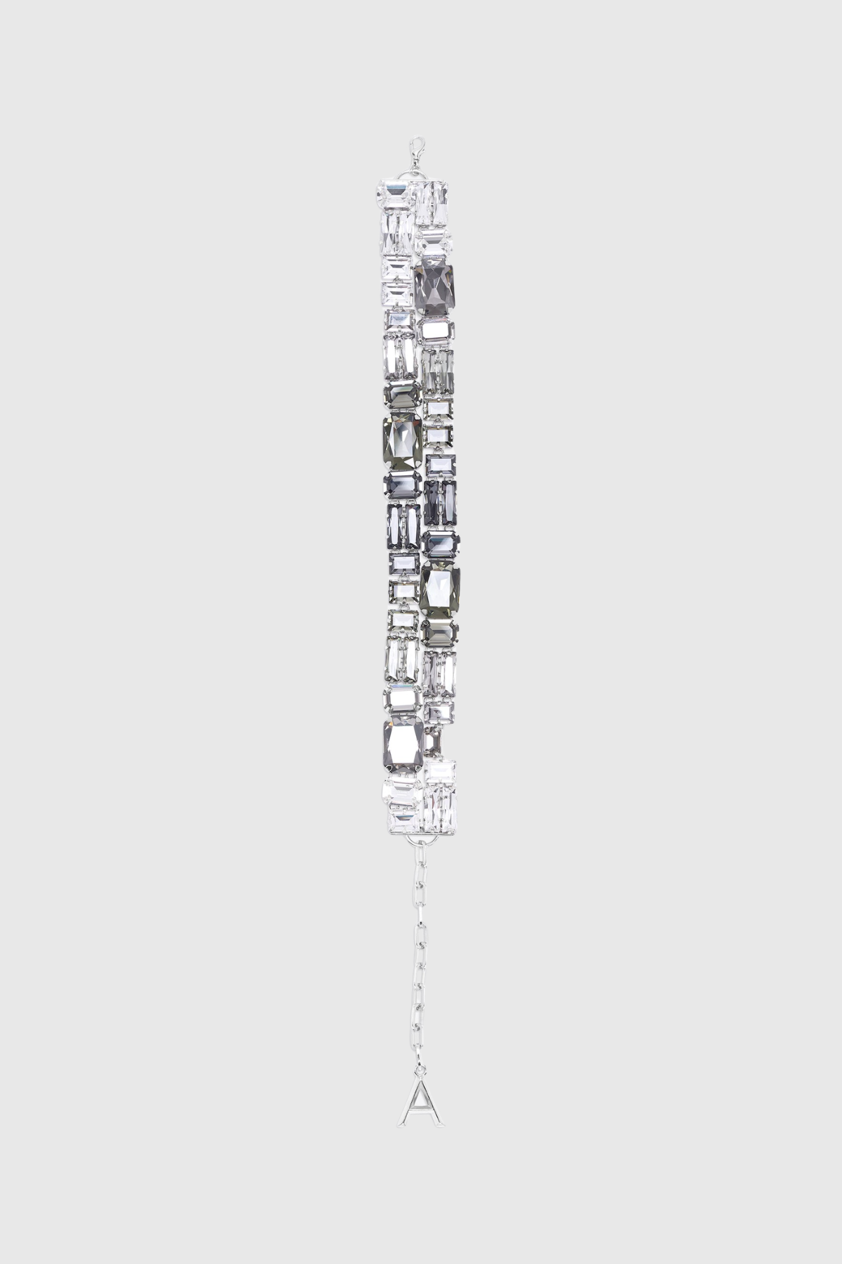 Harvio Crystal Cluster Choker Necklace - Black-27