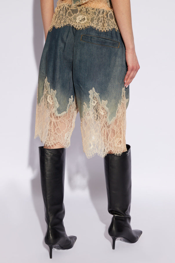 Hayley Lace Patchwork Shorts