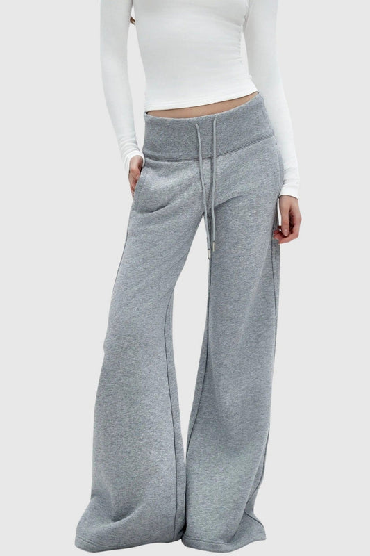 Idona Straight Sweatpants - Grey