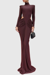 Ilithya Cutout Draped Maxi Dress