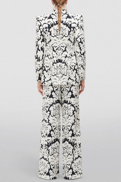 Isolde Print Single-Breasted Blazer Set