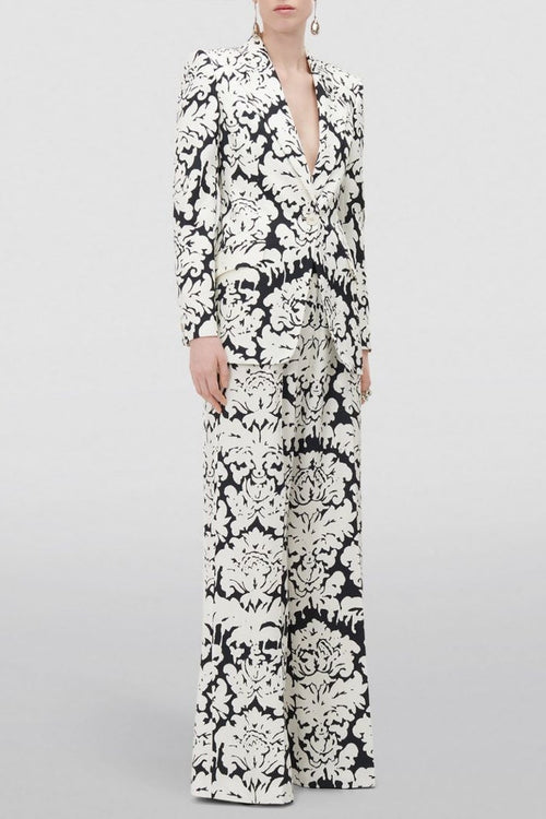 Isolde Print Single-Breasted Blazer Set