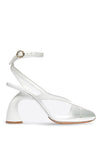 Janelle Cutout Heeled Sandals - White