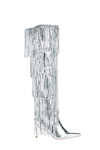 Jesiah Sequin Fringe Knee High Boots