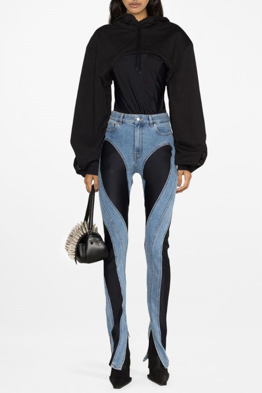 Jolene Mesh Panelled Spira Jeans