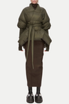 Juno Belted Batwing Jacket - Green