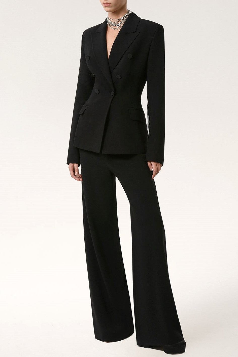 Kaler Fringed Backless Blazer