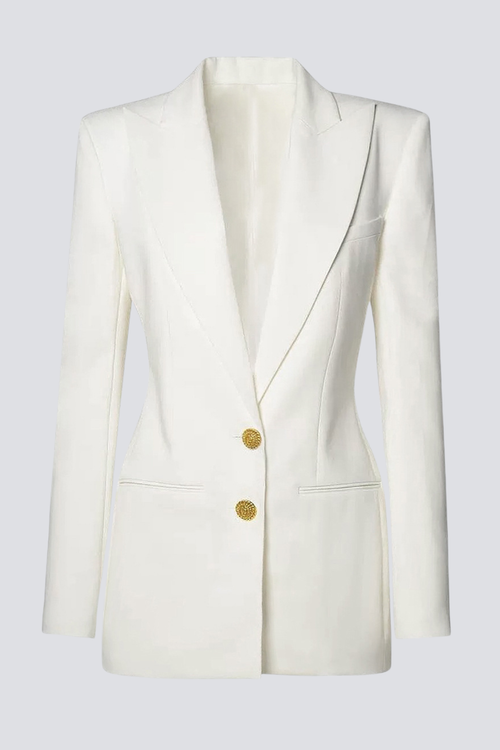 Koae 2-buttoned Blazer - White